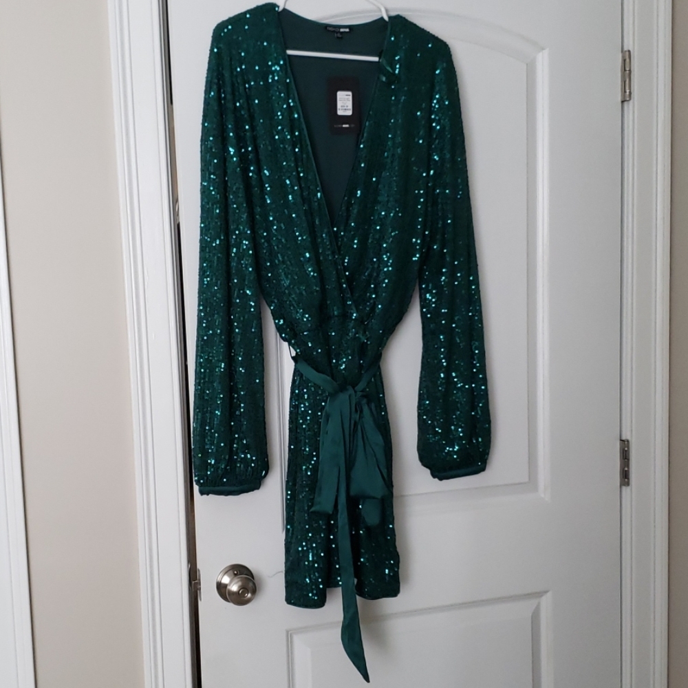 Green Sequin Dress